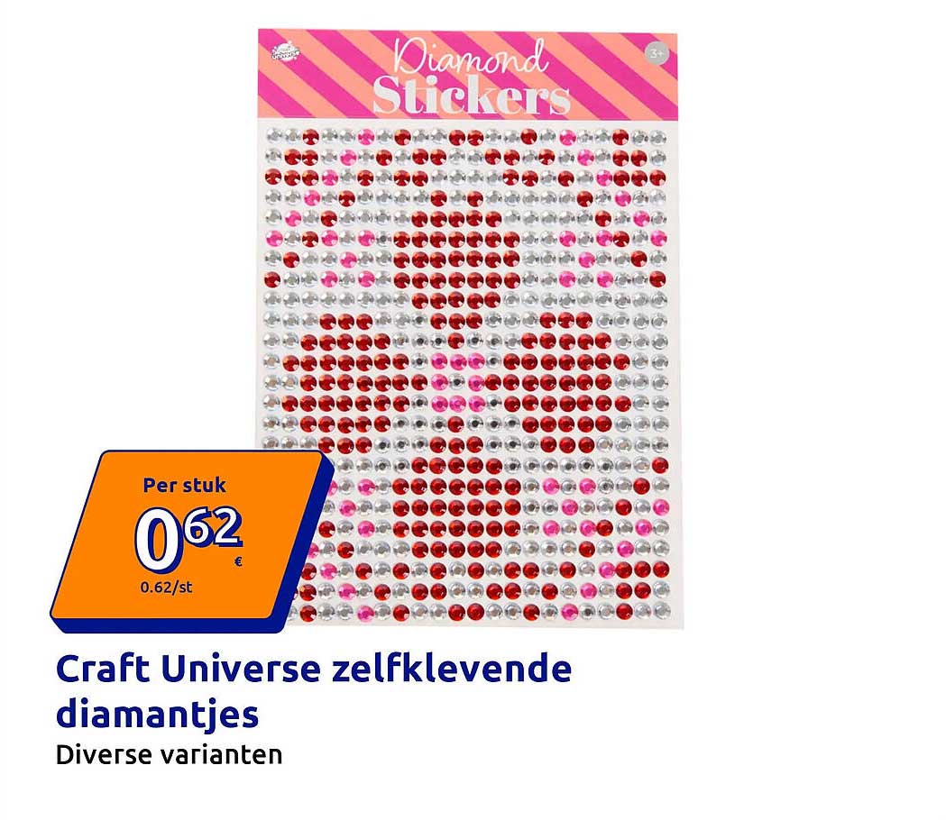 Craft Universe zelfklevende diamantjes Diverse varianten