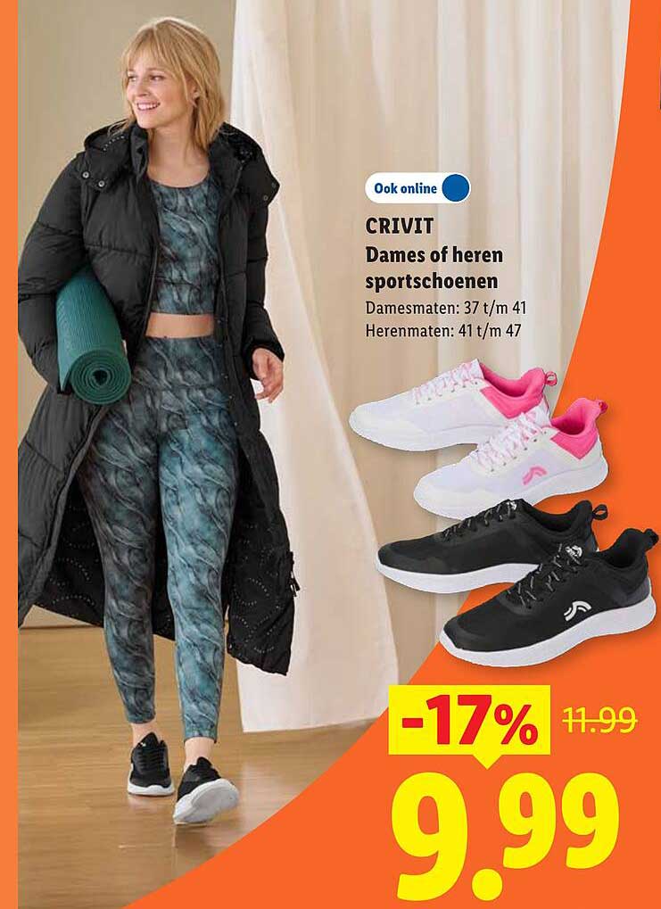 CRIVIT Dames of heren sportschoenen