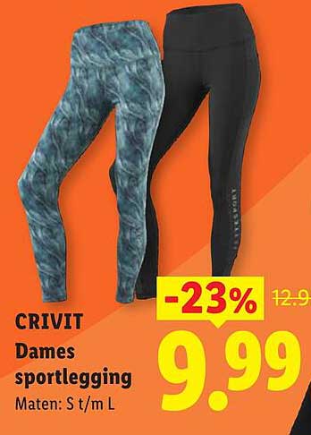 CRIVIT Dames sportlegging Maten: S t/m L -23%