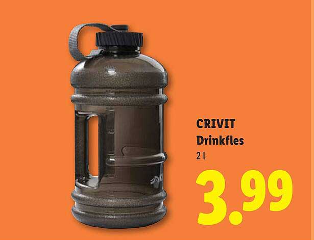 CRIVIT Drinkfles 2 l