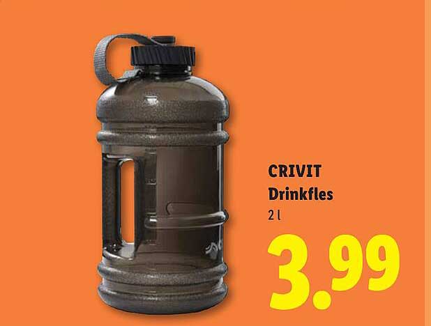CRIVIT Drinkfles 2 l