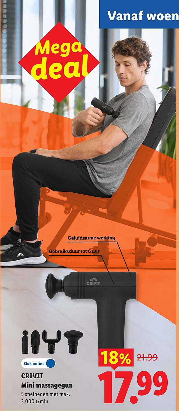 CRIVIT Mini massagegun