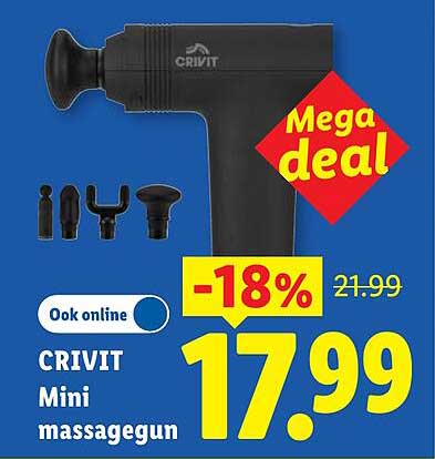 CRIVIT Mini massagegun Mega deal