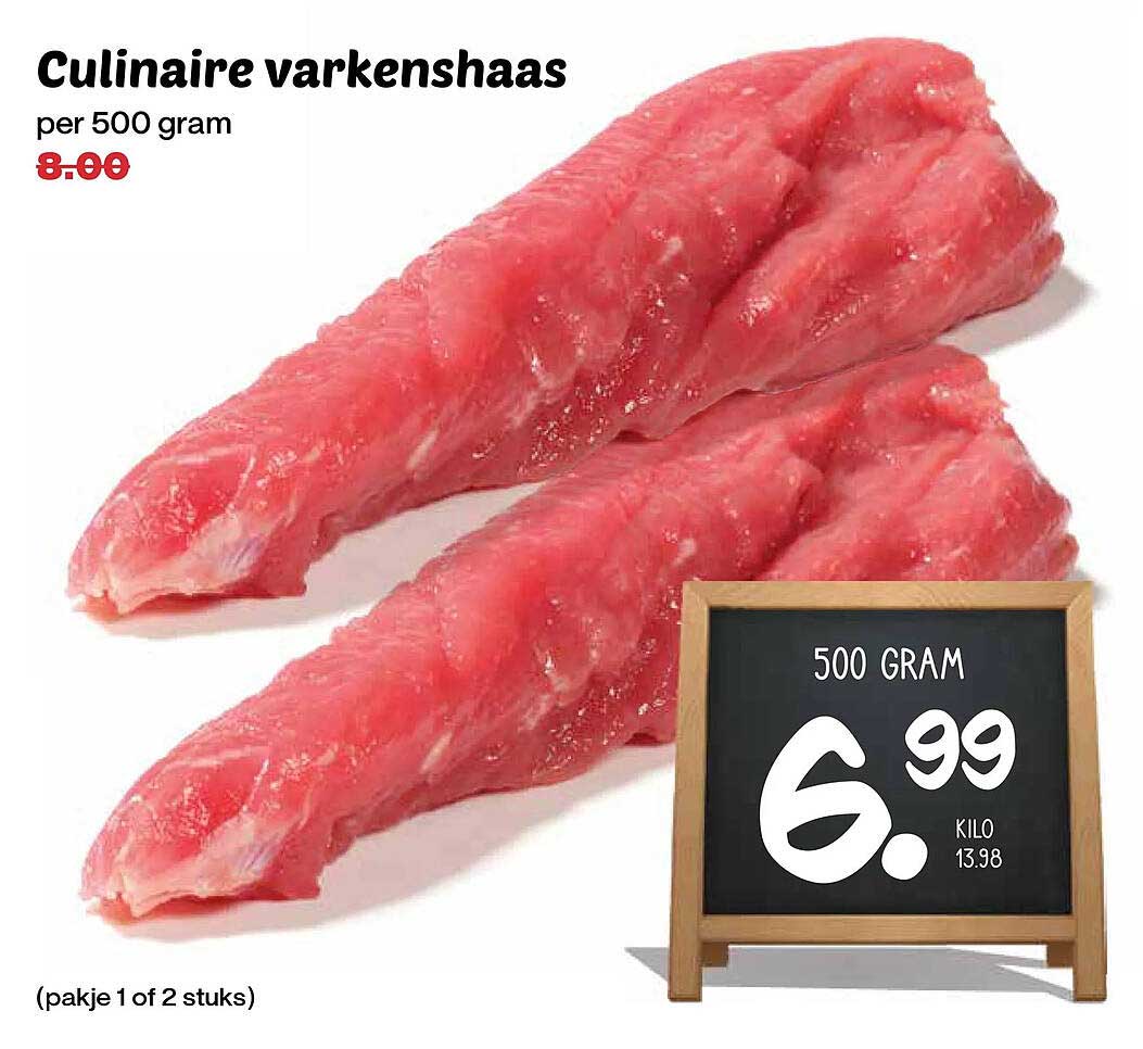 Culinaire varkenshaas