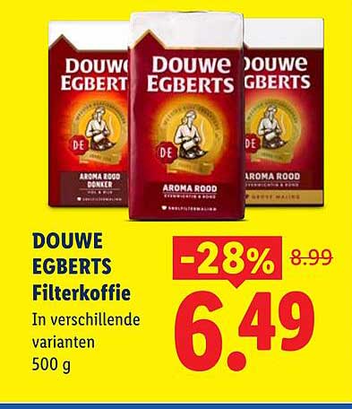 Douwe Egberts Filterkoffie