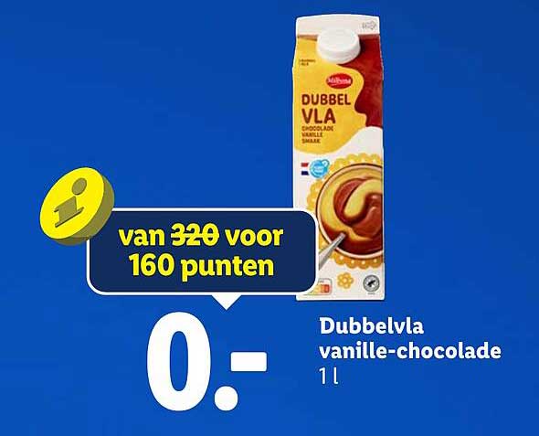 Dubbelvla vanille-chocolade 1 l