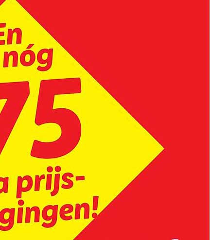 En nóg 75 laagste prijs-aanbiedingen!