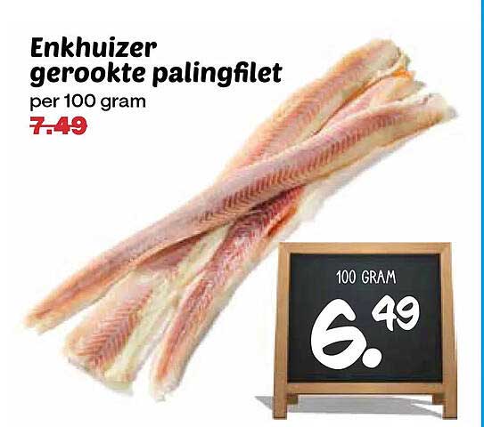 Enkhuizer gerookte palingfilet