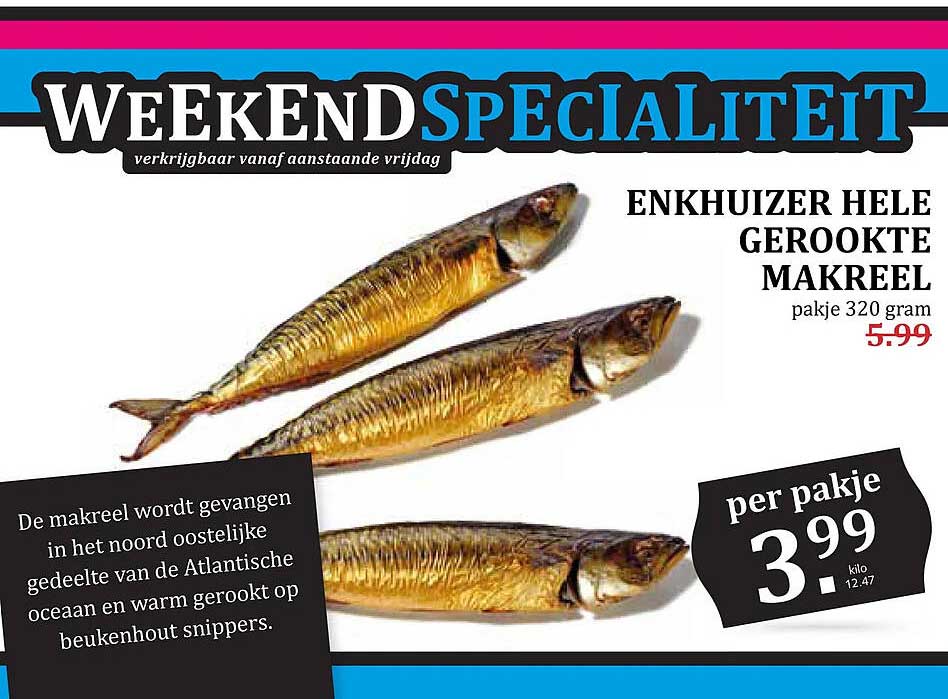 ENKHUIZER HELE GEROOKTE MAKREEL
