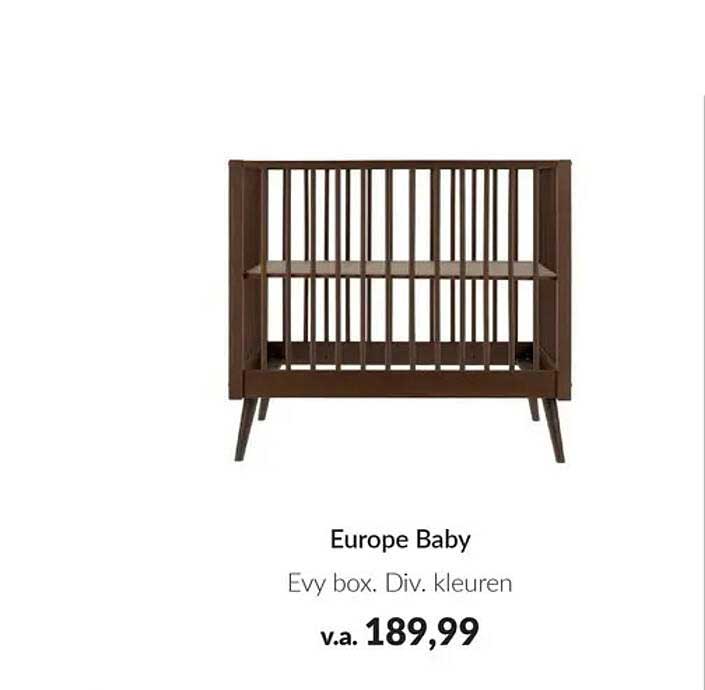 Europe Baby Evy box. Div. kleuren