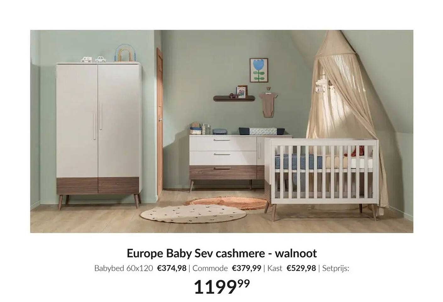 Europe Baby Sev cashmere - walnoot
