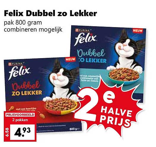 Felix Dubbel zo Lekker pak 800 gram combineren mogelijk 2e halve prijs
