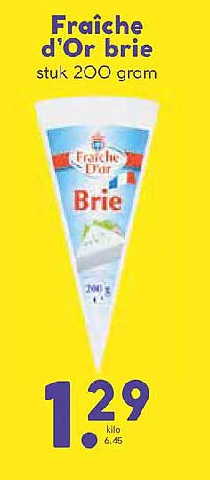 Fraîche d’Or brie stuk 200 gram