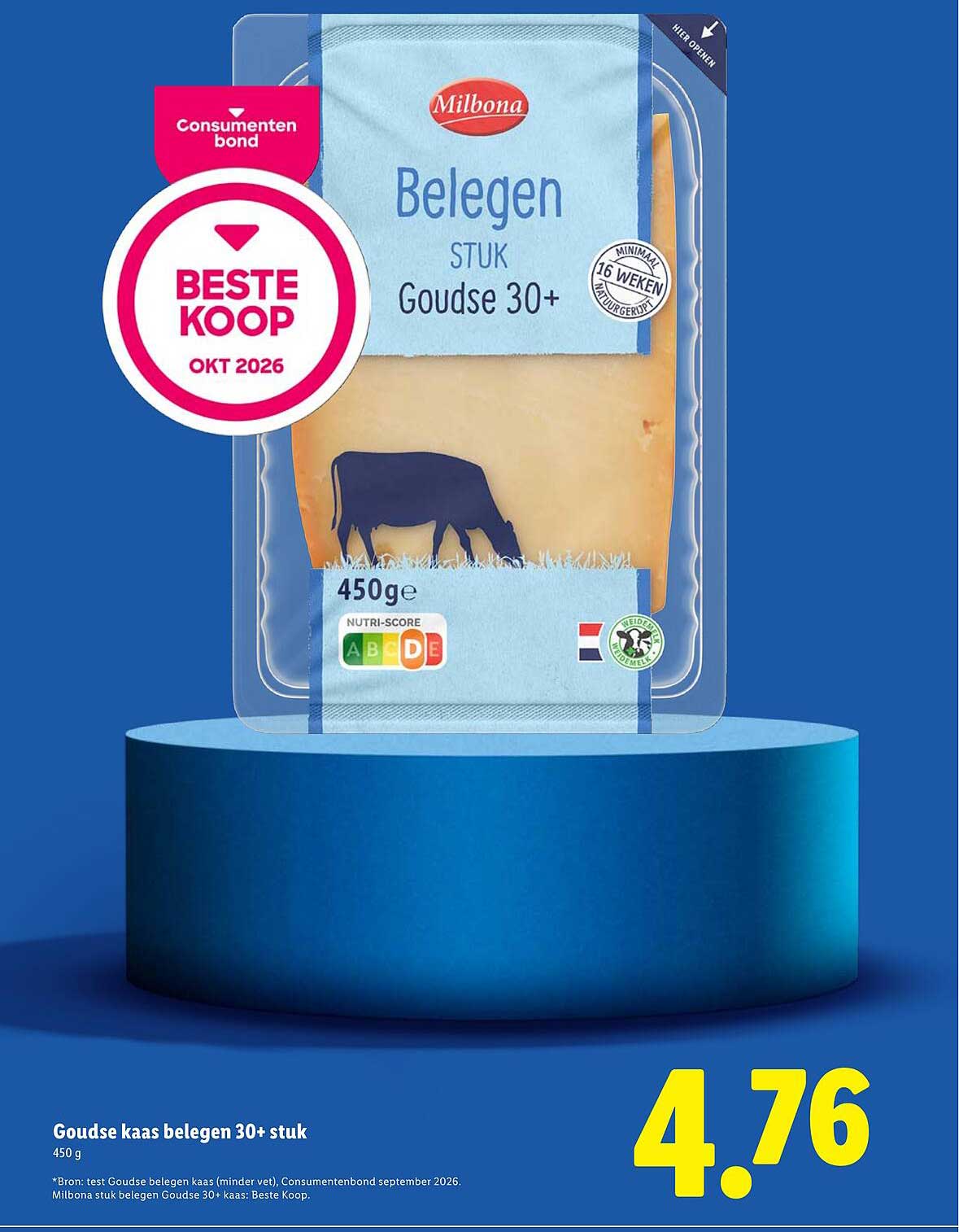 Goudse kaas belegen 30+ stuk