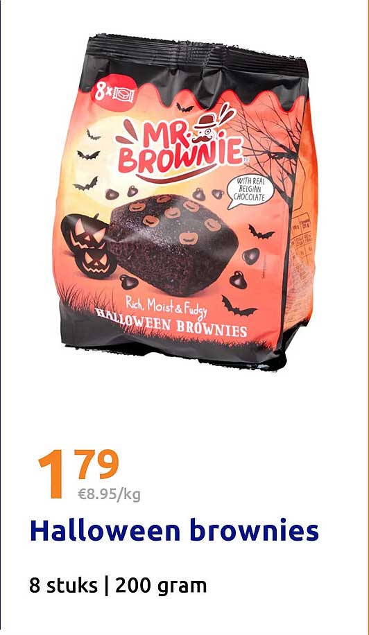 Halloween brownies
