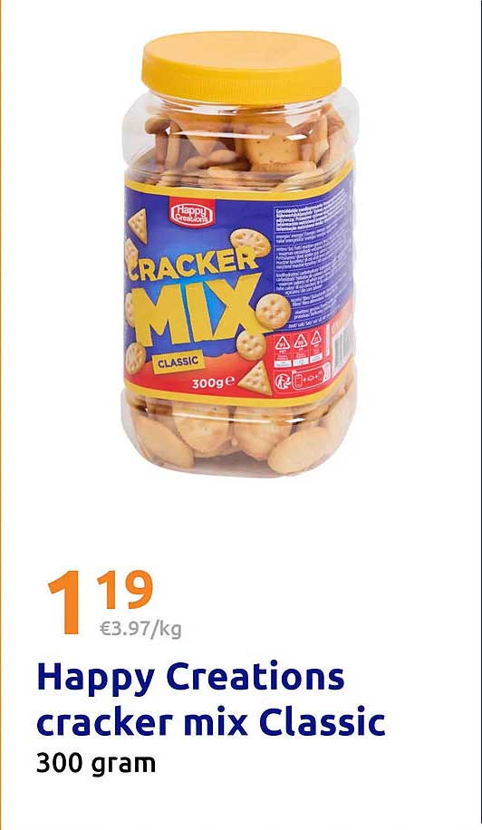 Happy Creations cracker mix Classic 300 gram