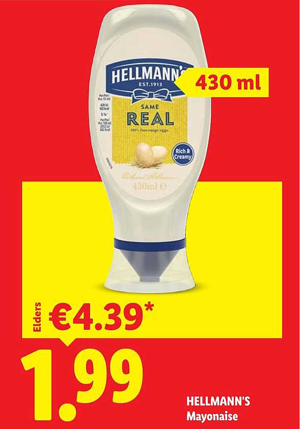 HELLMANN'S Mayonaise 430 ml