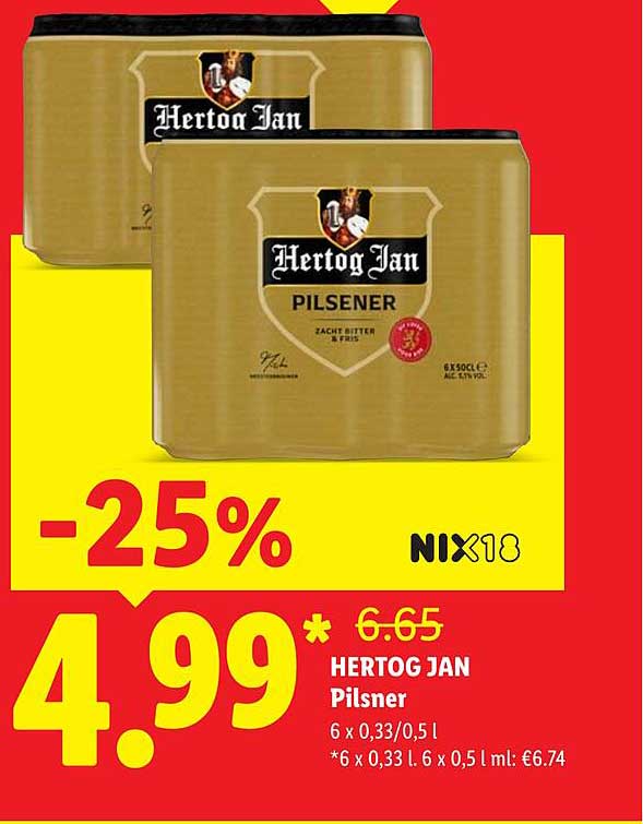 Hertog Jan Pilsener -25%