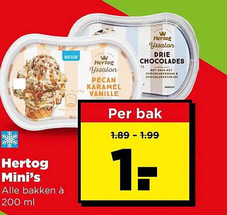 Hertog Mini's Alle bakken à 200 ml