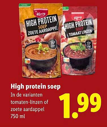 High protein soep