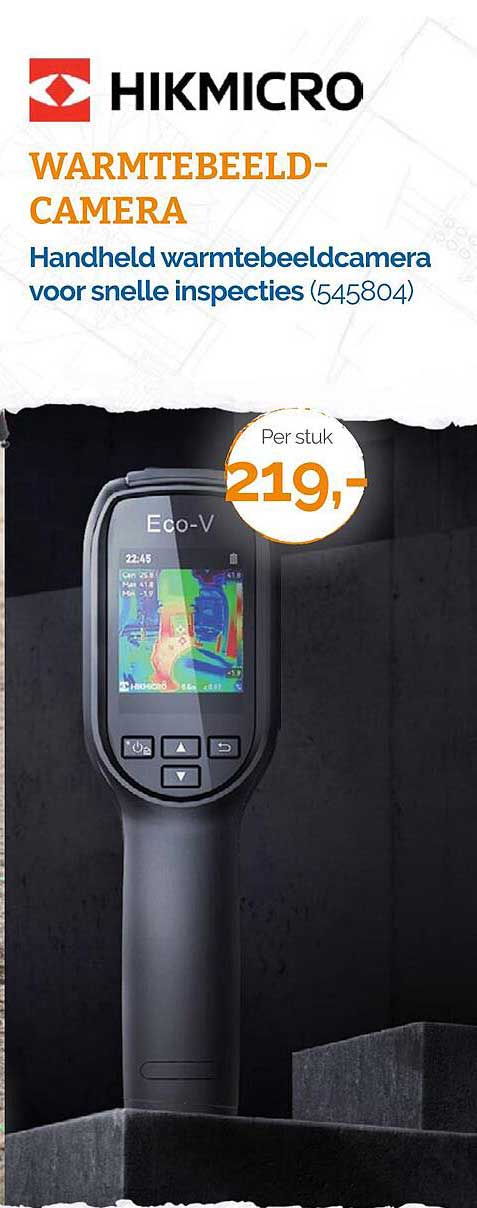 HIKMICRO WARMTEBEELD-CAMERA Handheld warmtebeeldcamera voor snelle inspecties (545804)