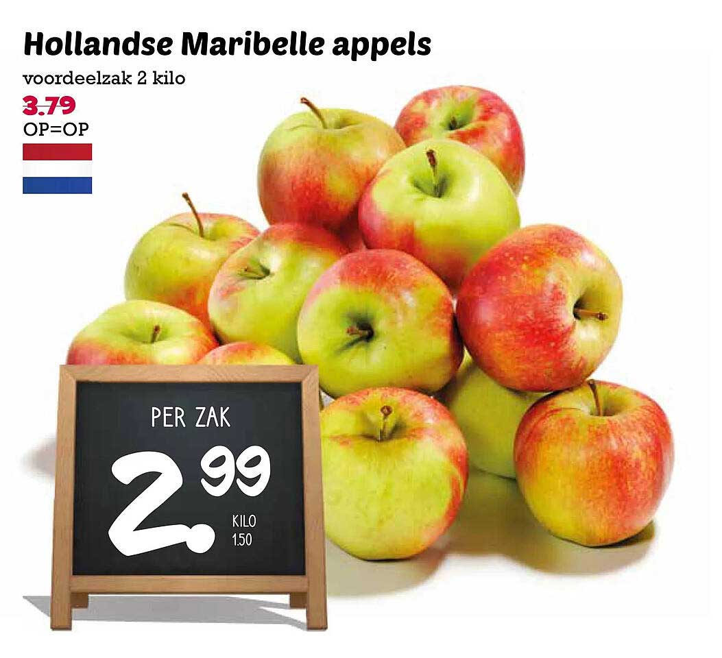 Hollandse Maribelle appels voordeelzak 2 kilo