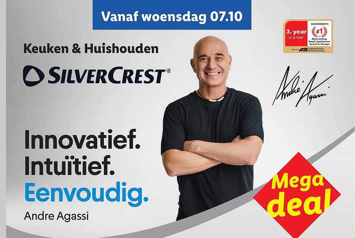 Innovatief. Intuïtief. Eenvoudig. Andre Agassi Mega deal