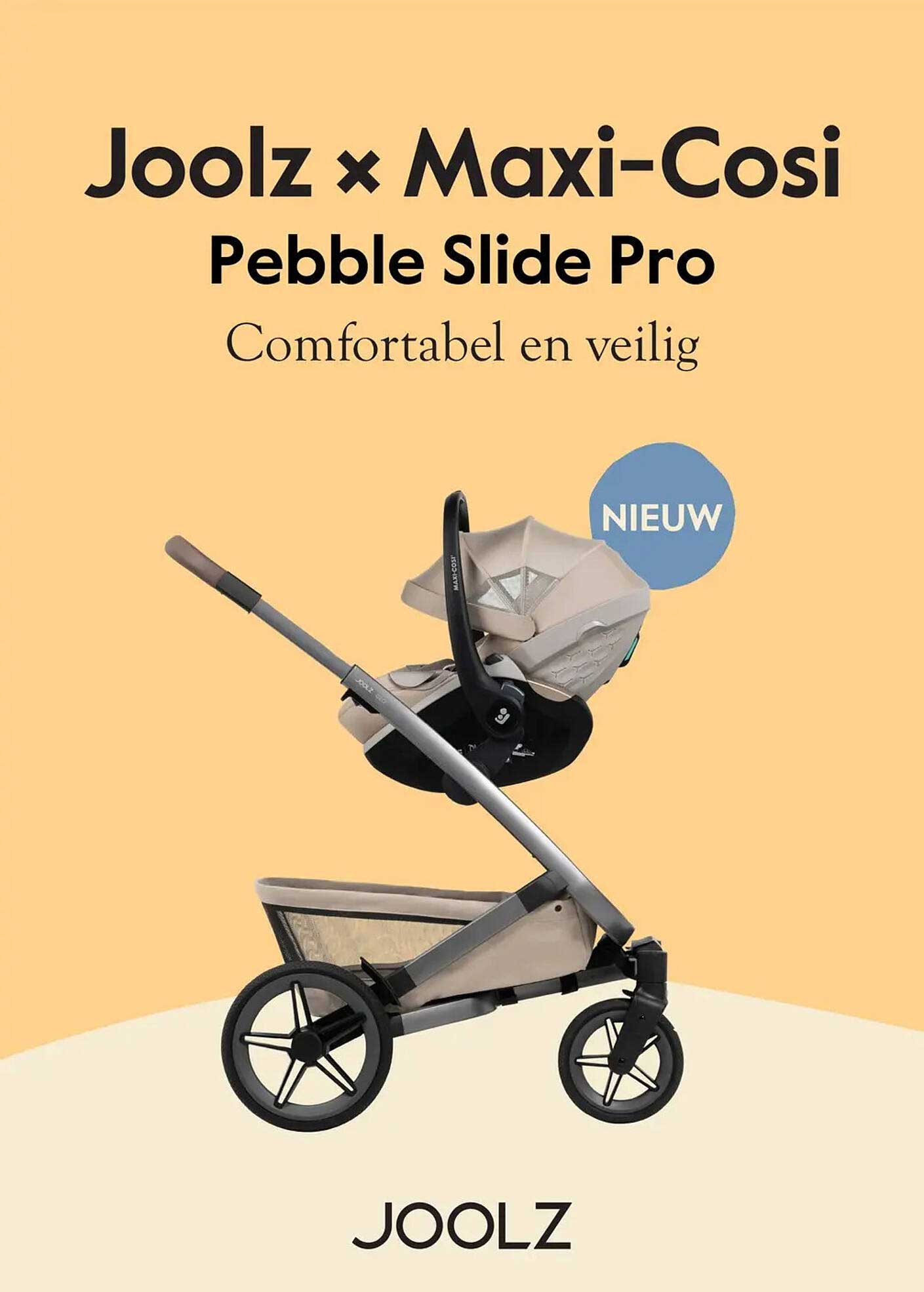 Joolz x Maxi-Cosi Pebble Slide Pro Comfortabel en veilig NIEUW