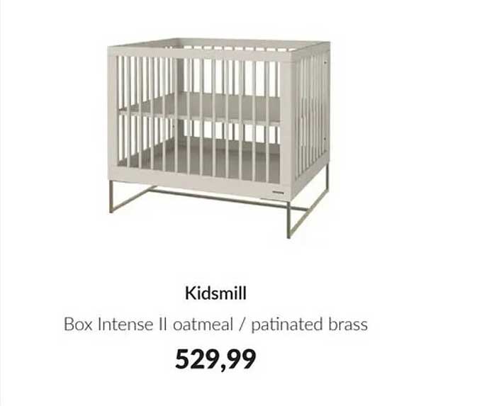 Kidsmill Box Intense II oatmeal / patinated brass