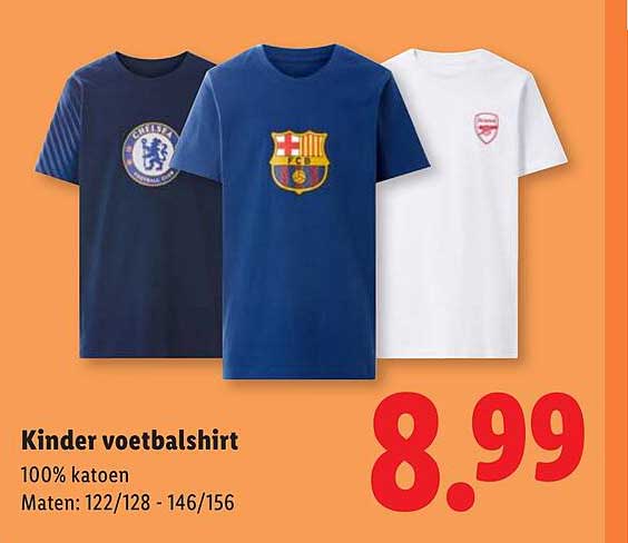 Kinder voetbalshirt