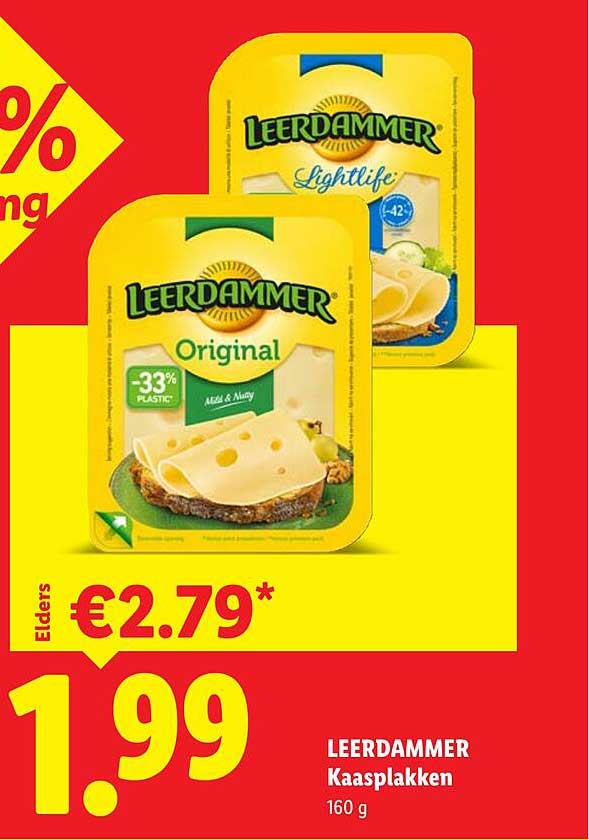 Leerdammer Kaasplakken 160 g