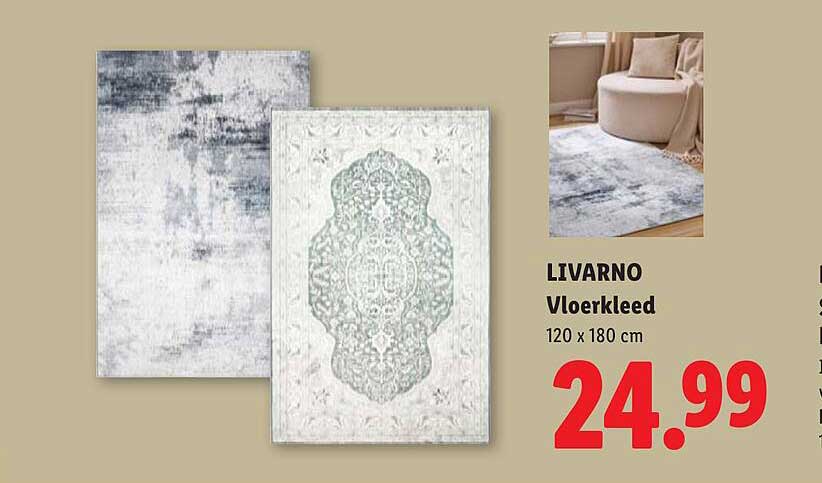 LIVARNO Vloerkleed 120 x 180 cm