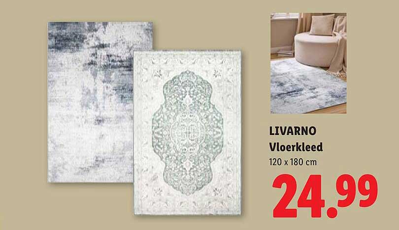 LIVARNO Vloerkleed 120 x 180 cm