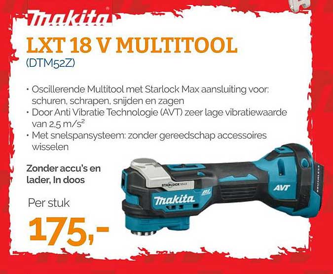 LXT 18 V MULTITOOL (DTM52Z)