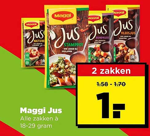 Maggi Jus Alle zakken à 18-29 gram 2 zakken