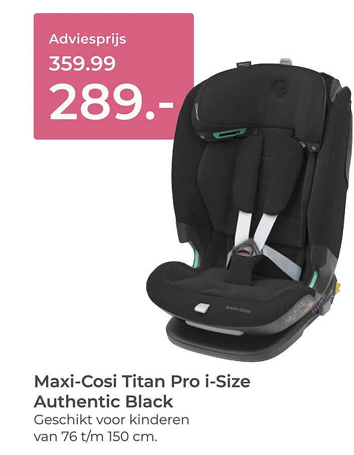 Maxi-Cosi Titan Pro i-Size Authentic Black
