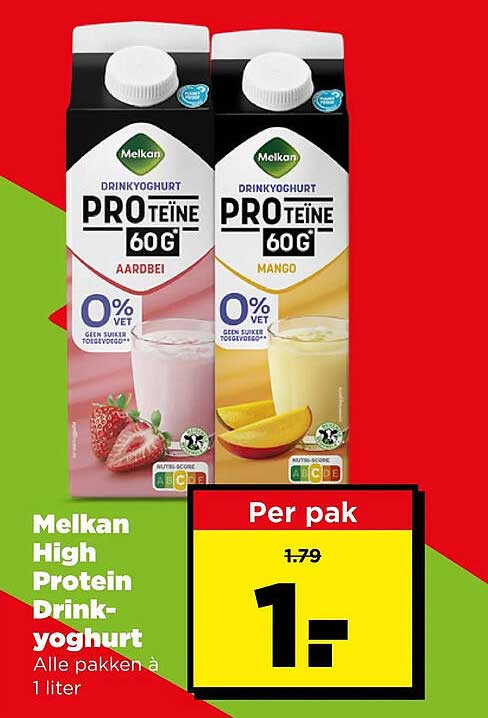 Melkan High Protein Drink-yoghurt