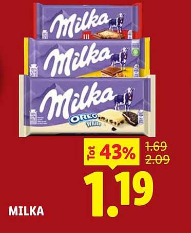 MILKA Tot 43%