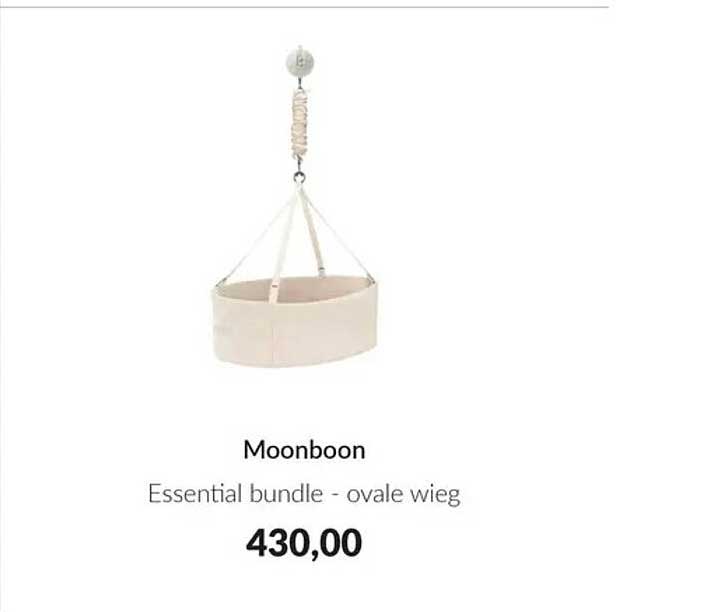 Moonboon Essential bundle - ovale wieg