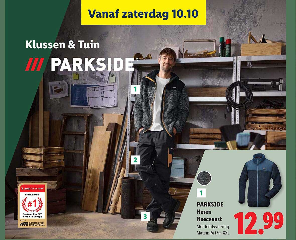 PARKSIDE Heren fleecevest