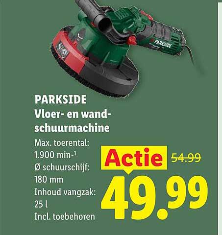 PARKSIDE Vloer- en wand-schuurmachine Actie