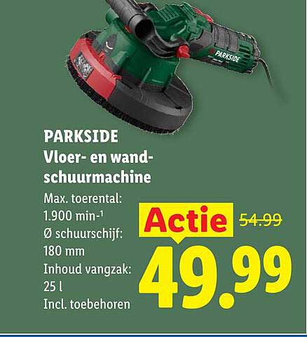PARKSIDE Vloer- en wand-schuurmachine Actie