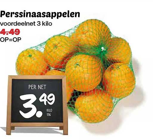 Perssinaasappelen voordeelnet 3 kilo