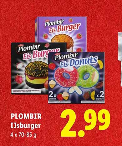 PLOMBIR IJsburger