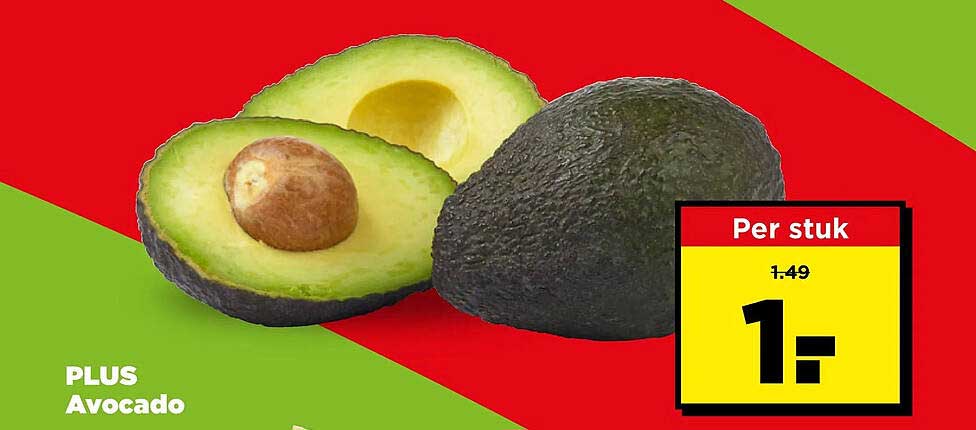 PLUS Avocado Per stuk