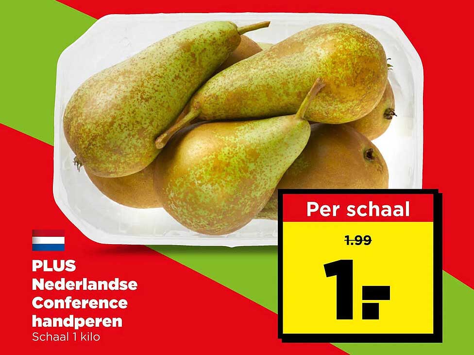 PLUS Nederlandse Conference handperen Schaal 1 kilo