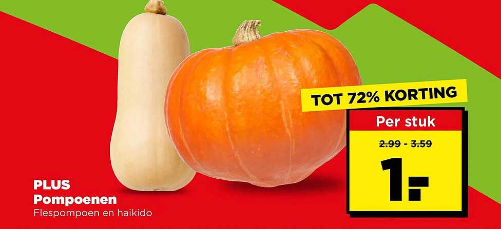 PLUS Pompoenen Flespompoen en haikido TOT 72% KORTING