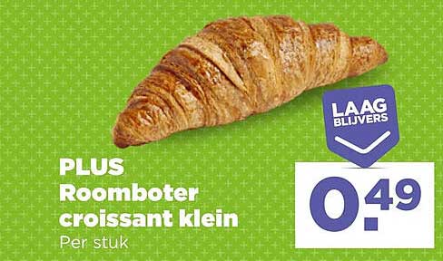 PLUS Roomboter croissant klein