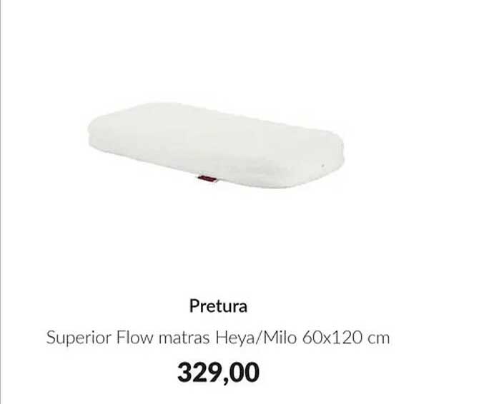 Pretura Superior Flow matras Heya/Milo 60x120 cm