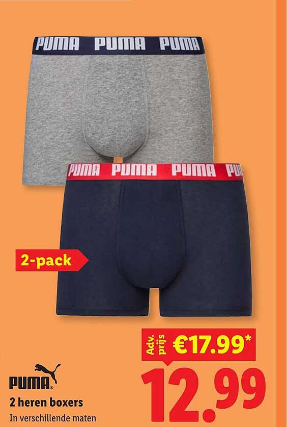 PUMA 2 heren boxers 2-pack